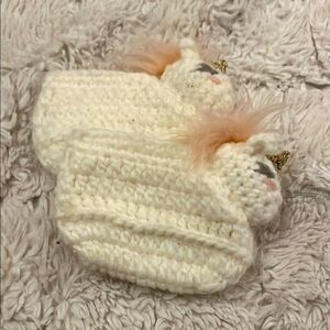 Unicorn Baby Booties